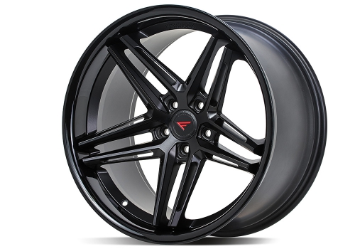  wheels - Ferrada CM1 Matte Black / Gloss Black Lip