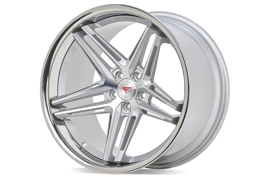  wheels - Ferrada CM1 Machine Silver / Chrome Lip