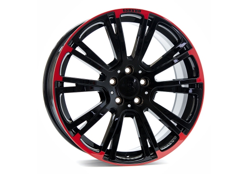 Brabus wheels - Brabus Monoblock R Black-Red